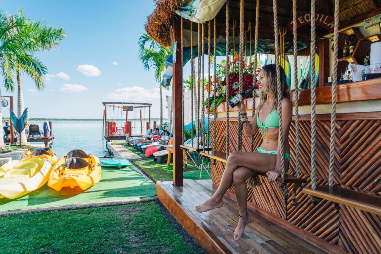 Blue Bird Hotel Bacalar Exterior foto