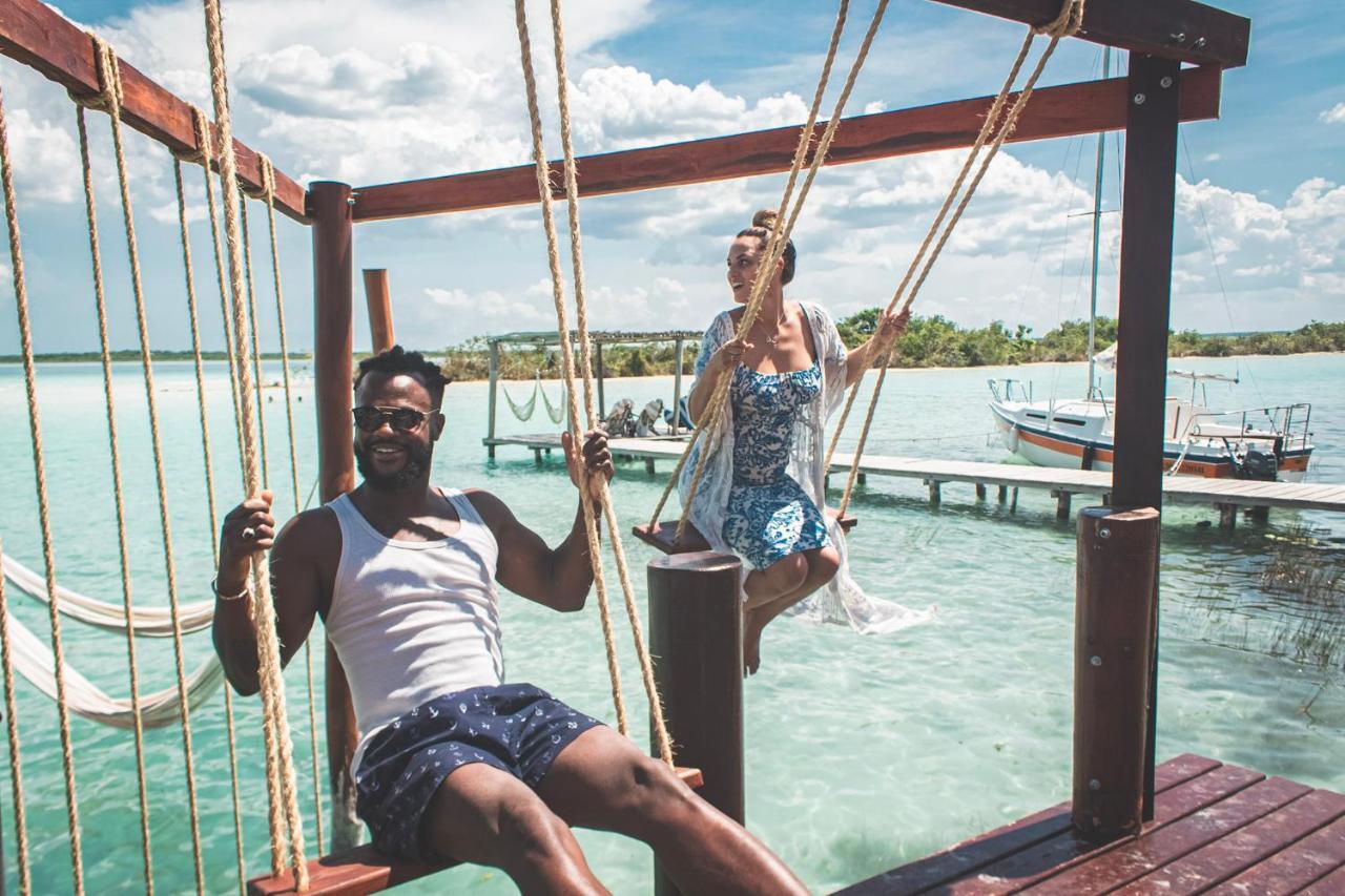 Blue Bird Hotel Bacalar Exterior foto